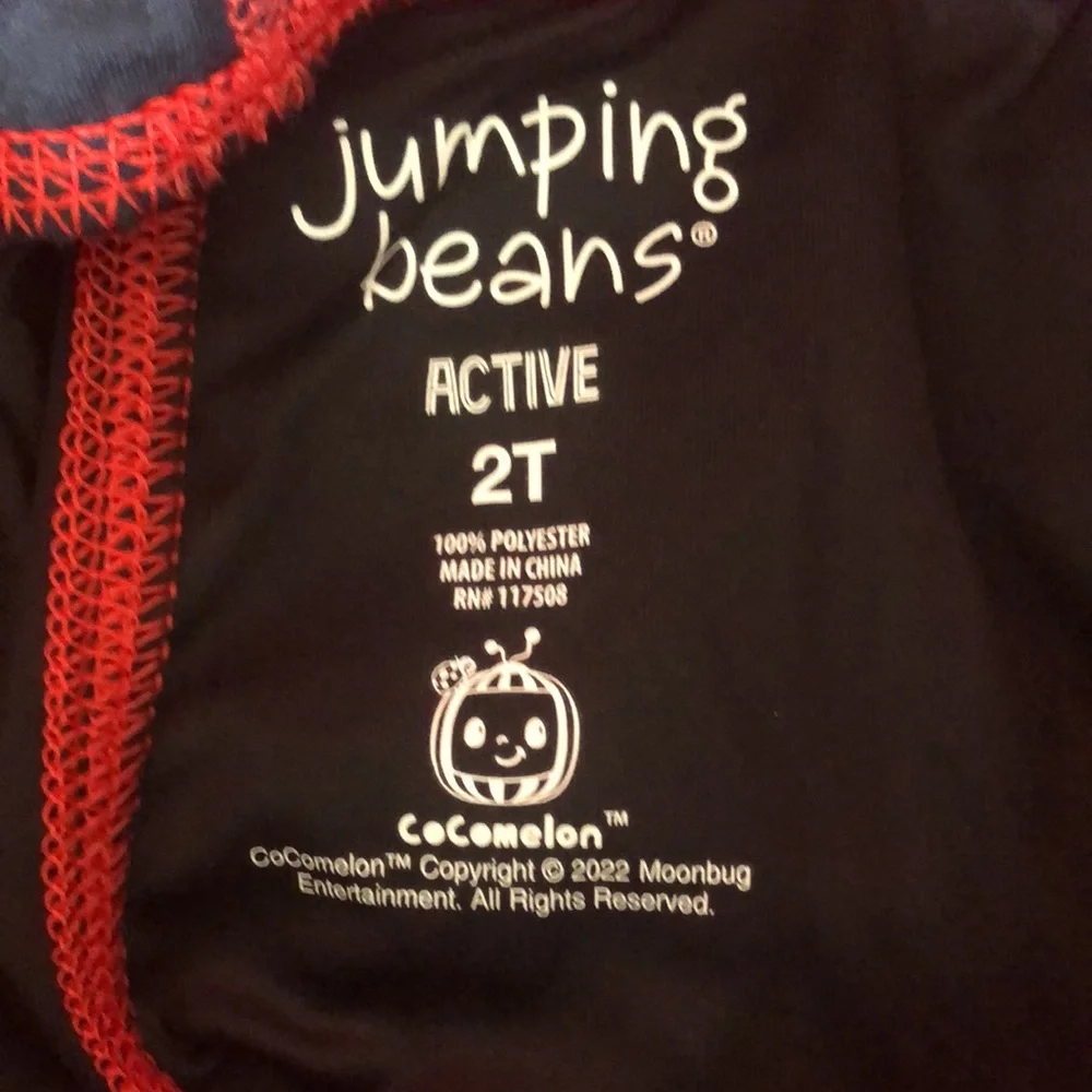 2T Cocomelon 2 piece active shorts set